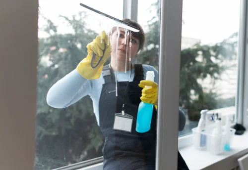 Nettoyage de vitres intérieures et extérieures au Bas Ségala